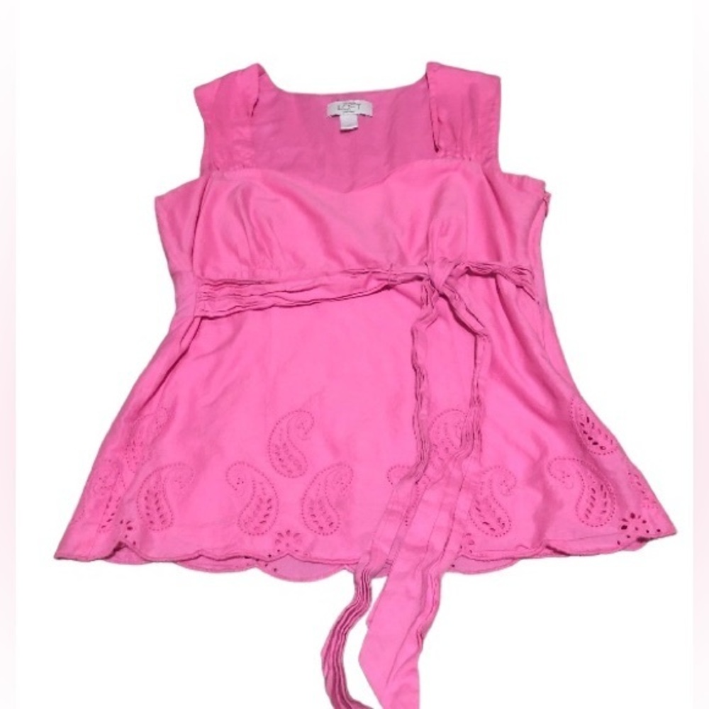 Vintage Ann Taylor Loft Pink Dress Shirt